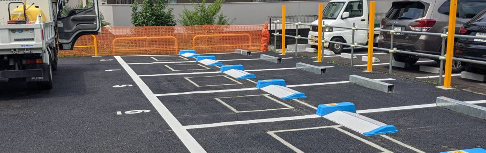 コインパーキング設置工事